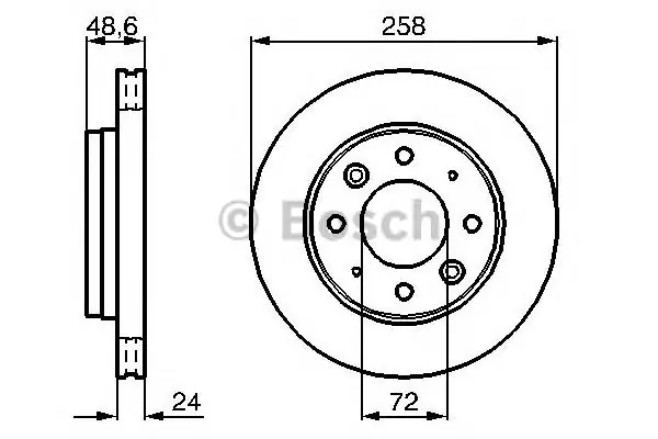 Disco de freno BOSCH 0986479019 Oferta